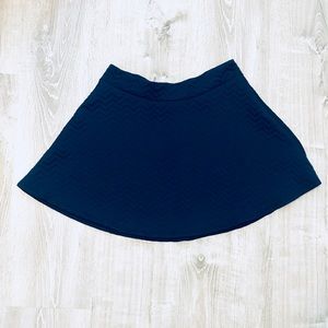 Navy Blue Textured Mini